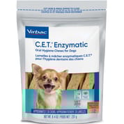 C.E.T. Enzymatic Oral Hygiene Chews for Dogs Extra Small 30 ct