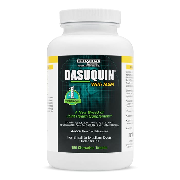 Nutramax Dasuquin Joint Health Supplement - With Glucosamine, Chondroitin, ASU, MSM, Boswellia Serrata Extract, Green Tea Extract Small to Medium Dogs, 150 Chewable Tablets product detail number 1.0