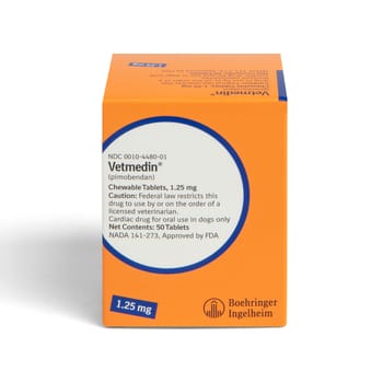 Vetmedin (pimobendan) Chewable Tablets for Dogs with Congestive Heart Failure - 1.25 mg - 50 ct-product-tile