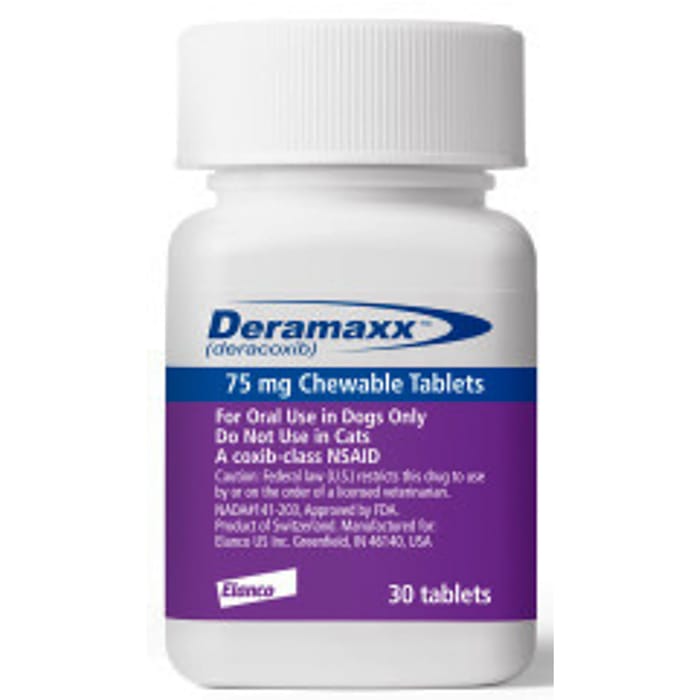 Deramaxx Chewable Tablets for Dogs - 75 mg, 30 ct product detail number 1.0