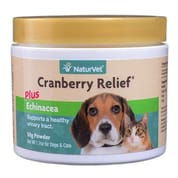 NaturVet Cranberry Relief Plus Echinacea for Dogs - 50 gm Powder