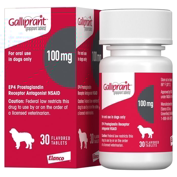Galliprant Osteoarthritis Treatment Chewable Tablets for Dogs - 100 mg, 30 ct product detail number 1.0