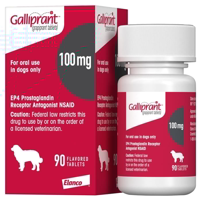 Galliprant Osteoarthritis Treatment Chewable Tablets for Dogs - 100 mg, 90 ct product detail number 1.0