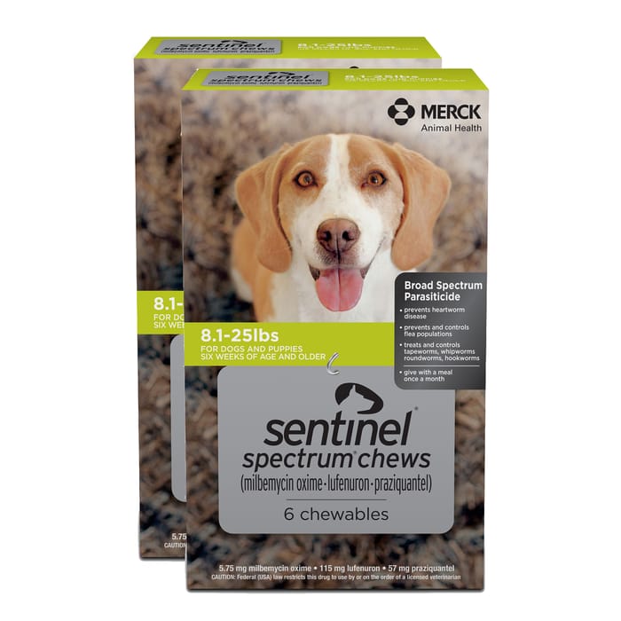 Sentinel Spectrum 12pk 8.1-25 lbs product detail number 1.0