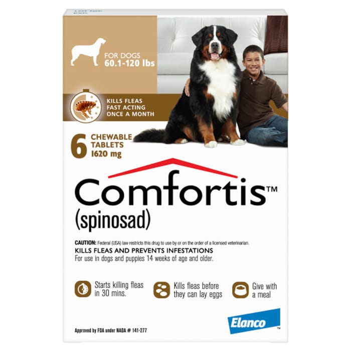 Comfortis 6pk Dogs 60.1-120 lbs product detail number 1.0