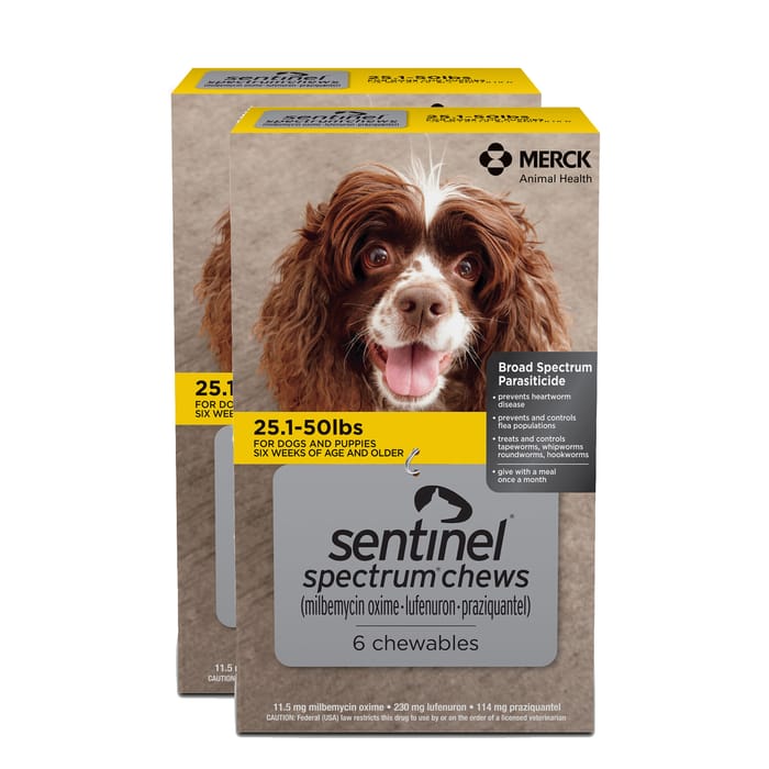Sentinel Spectrum 12pk 25.1-50 lbs product detail number 1.0