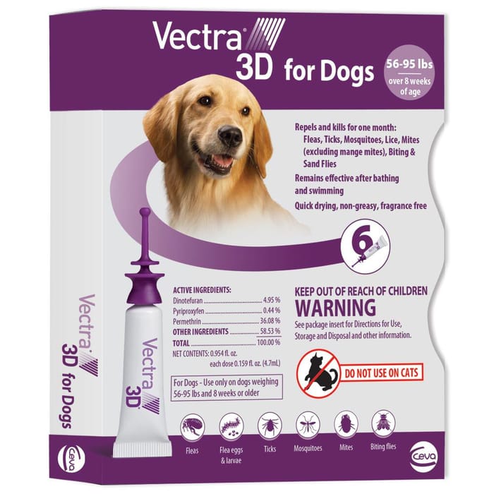 Vectra 3D  56-95 lbs 6 pk (Purple) product detail number 1.0