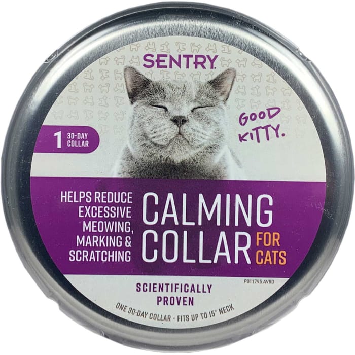 Sentry Calming Collar For Cats Up To 15" Neck product detail number 1.0