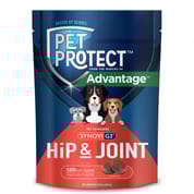 Pet Protect Vet-Formulated Synovi G3 Hip & Joint Soft Chew Supplement for Dogs 120 ct