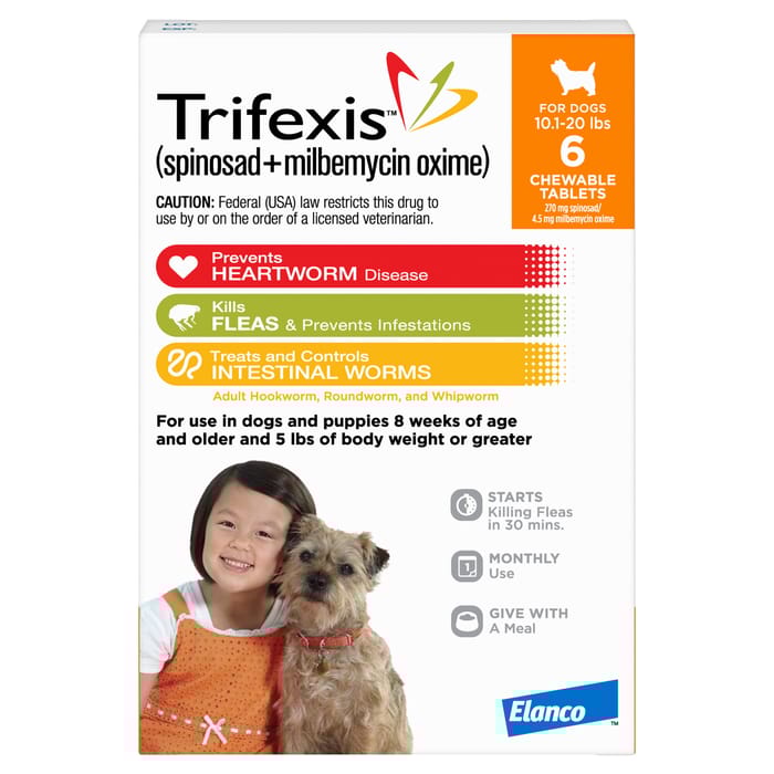 Trifexis 6pk Dog 10.1-20 lbs product detail number 1.0