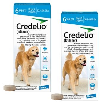 Credelio - Flea & Tick Prevention Chewable Tablet for Dogs-product-tile