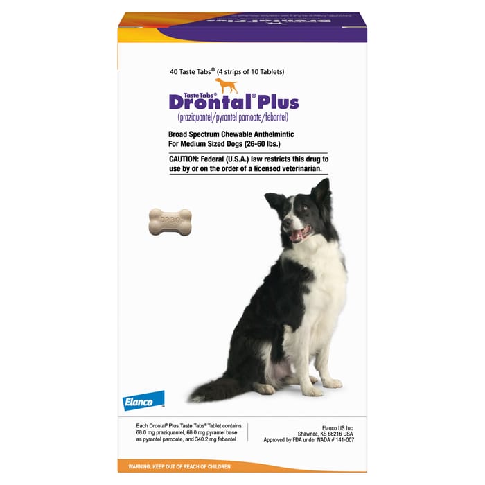 Drontal Plus 68 mg (sold per tablet) product detail number 1.0