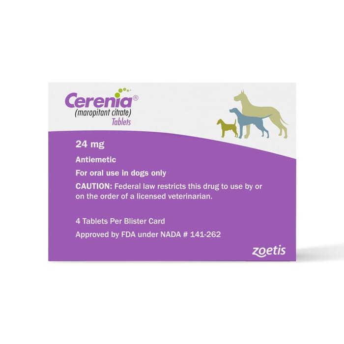 Cerenia Tabs 24 mg 4 ct product detail number 1.0