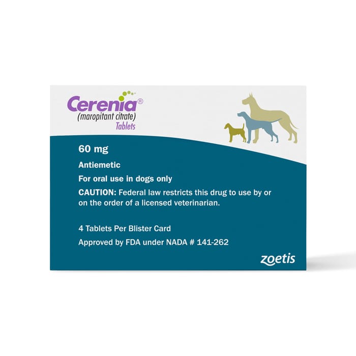 Cerenia Tabs 60 mg 4 ct product detail number 1.0