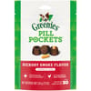 Greenies Pill Pockets Capsule Size Natural Hickory Smoke Flavored Dog Treats - 30 Treats