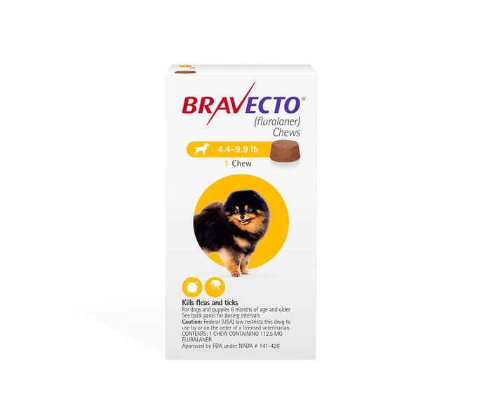 Bravecto - Flea & Tick Prevention Chewable Tablet for Dogs