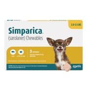 Simparica (sarolaner) Chewable Tablets for Dogs