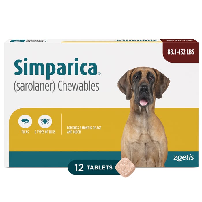 Simparica 12pk  88.1-132 lbs product detail number 1.0