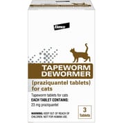 Elanco Tapeworm Dewormer Tablets for Cats