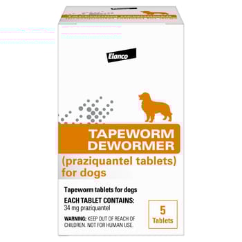 Elanco Tapeworm Dewormer Tablets for Dogs 5 ct-product-tile