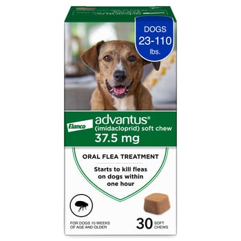 Advantus Oral Flea Treatment Soft Chews for Dogs 37.5 mg 30 ct-product-tile