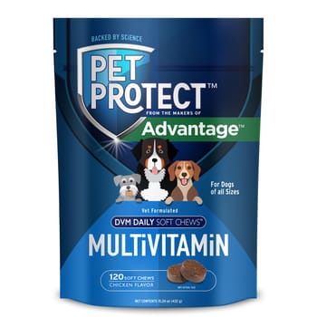 Pet Protect Vet-Formulated Daily Multivitamin DVM Soft Chews for Dogs - 120 ct-product-tile