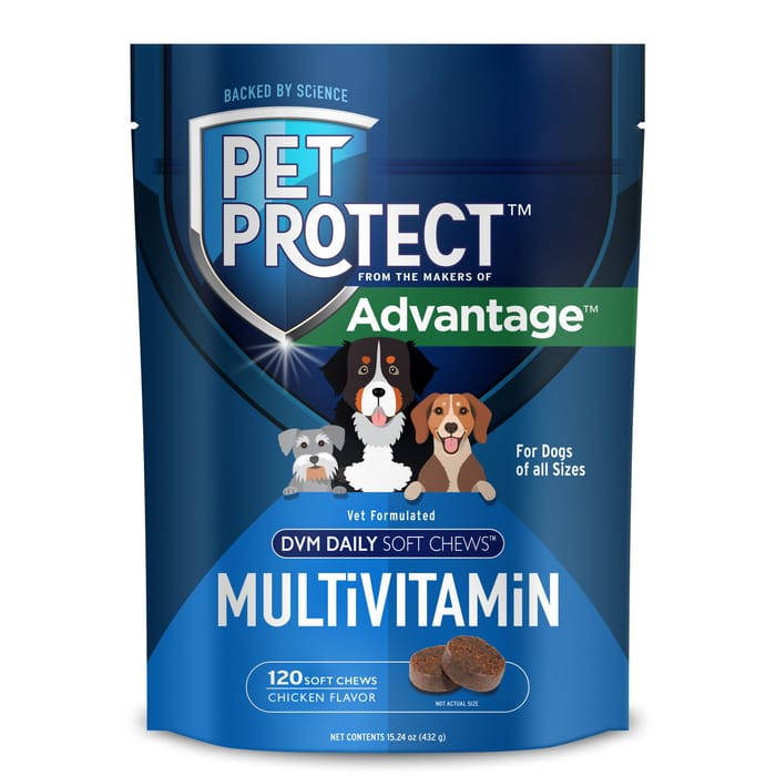 Pet Protect Vet-Formulated Daily Multivitamin DVM Soft Chews for Dogs - 120 ct product detail number 1.0