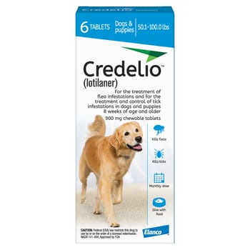 Credelio - Flea & Tick Prevention Chewable Tablet for Dogs-product-tile