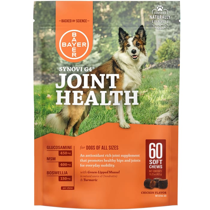 Pet Protect Synovi G4 Hip & Joint Supplement Soft Chews for Dogs 60 ct product detail number 1.0