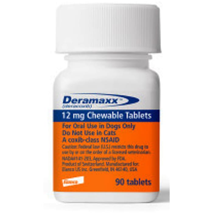 Deramaxx Chewable Tablets for Dogs - 12 mg, 90 ct product detail number 1.0