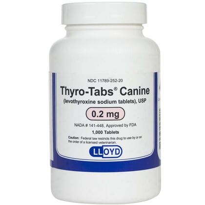 Levothyroxine Sodium Tablets (Thyro-Tabs) 0.2 mg (sold per tablet) product detail number 1.0