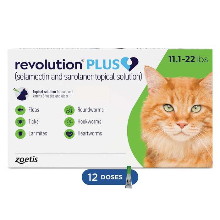 Revolution Plus for Cats 11.1-22 lbs 12 pk Green product detail number 1.0