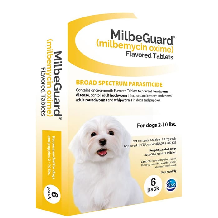 MilbeGuard - Generic to Interceptor 12 pk Small Dogs 2-10 lbs product detail number 1.0