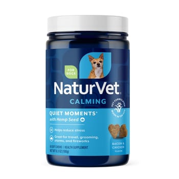 NaturVet Hemp Quiet Moments Calming Aid Soft Chews for Dogs - 60 ct Soft Chews-product-tile