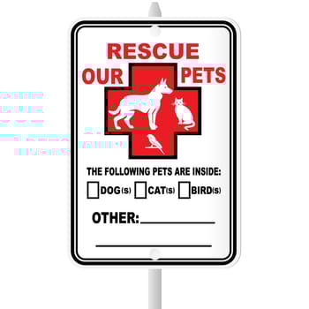 Rescue Our Pets Sign Lawn Sign-product-tile
