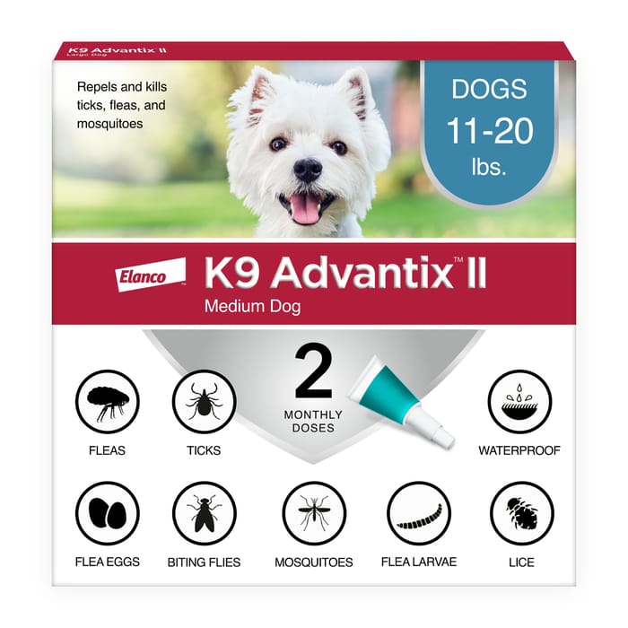 K9 Advantix II 2pk Teal Dog 11-20 lbs product detail number 1.0