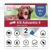 K9 Advantix II 2pk Blue Dog Over 55 lbs