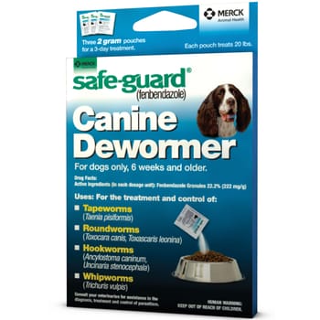 Safe-Guard Canine Dewormer Three 2 Gram Packages-product-tile