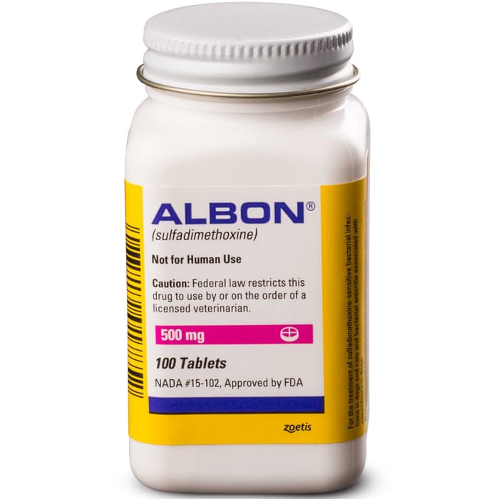 Albon Tablets 500 mg (sold per tablet) product detail number 1.0