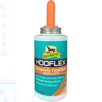 Absorbine Hooflex® Therapeutic Conditioner Liquid for Horses - 15 fl oz Jar with Brush-product-tile