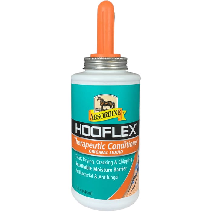 Absorbine Hooflex&reg; Therapeutic Conditioner Liquid for Horses - 15 fl oz Jar with Brush product detail number 1.0
