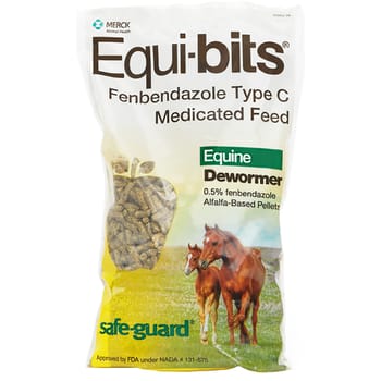Safe-Guard Equi-Bits Fenbendazole Type C Medicated Feed - 1.25 lb (567.5 gm) Bag-product-tile