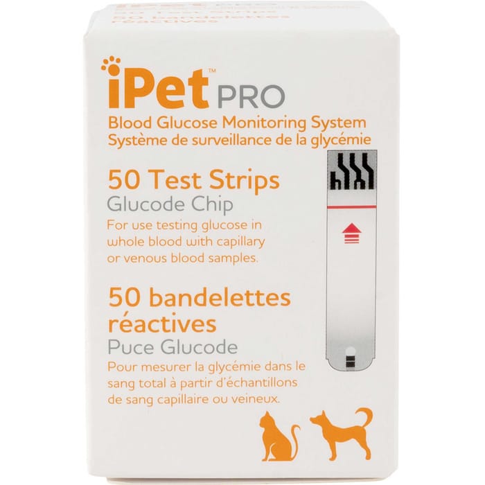 iPet PRO Blood Glucose Monitoring System Test Strips 50 ct product detail number 1.0