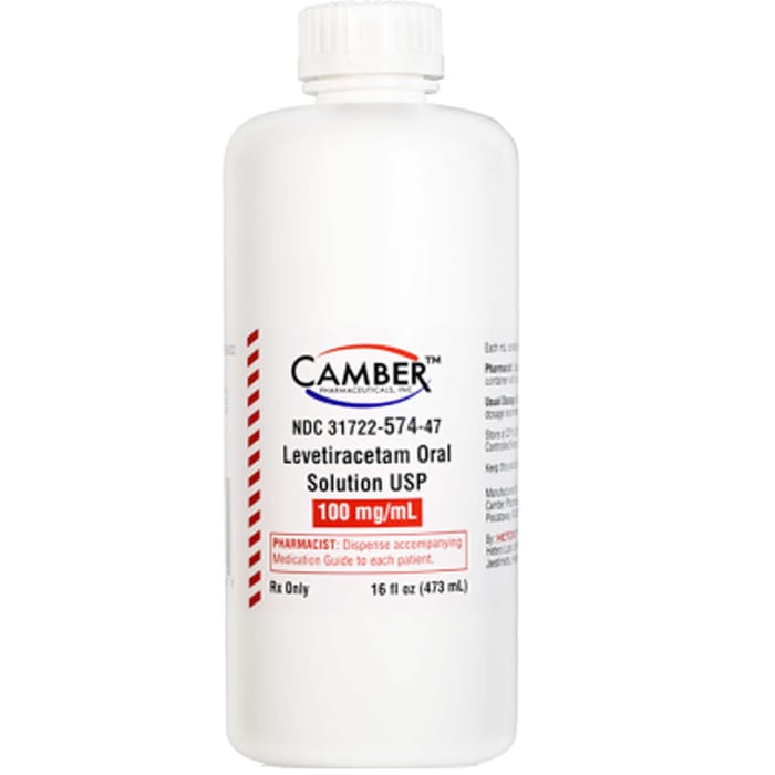 Levetiracetam Oral Solution 100 mg/ml 473 ml product detail number 1.0