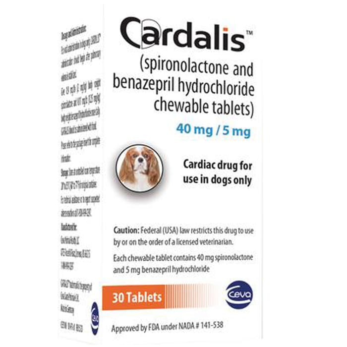 Cardalis Chewable Tablets for Dogs - 40mg/5mg - 30 ct product detail number 1.0