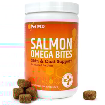Pet MD Salmon Omega Soft Chew Bites for Dogs 120ct-product-tile