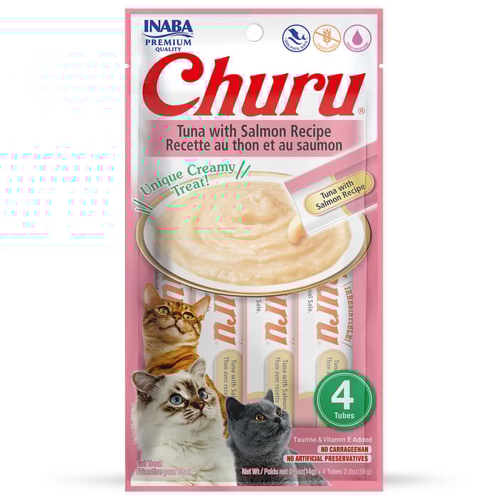 Inaba Churu Puree Tuna with Salmon, 4pk product detail number 1.0