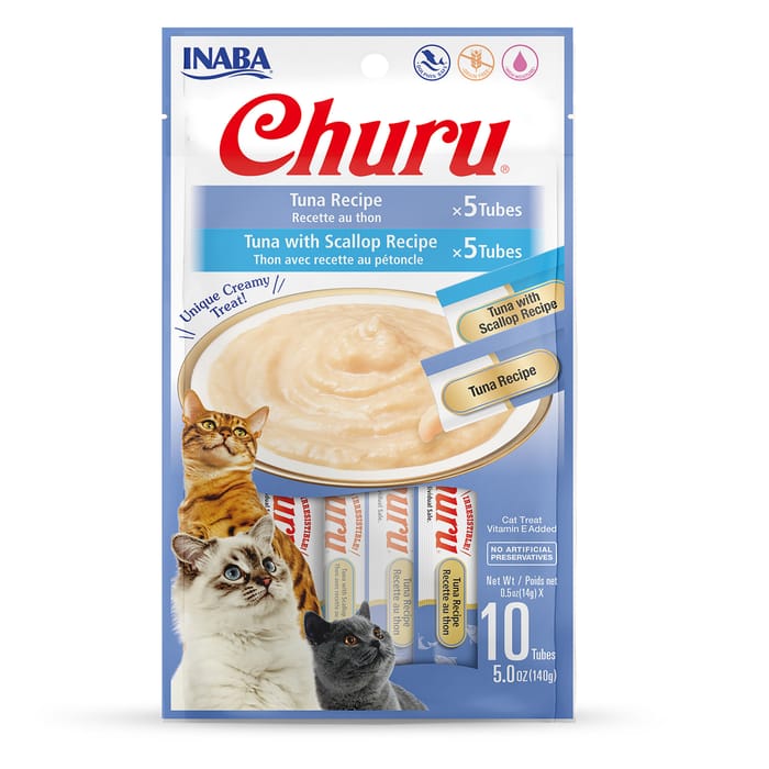 Inaba Churu Tuna Variety Puree 10pk product detail number 1.0