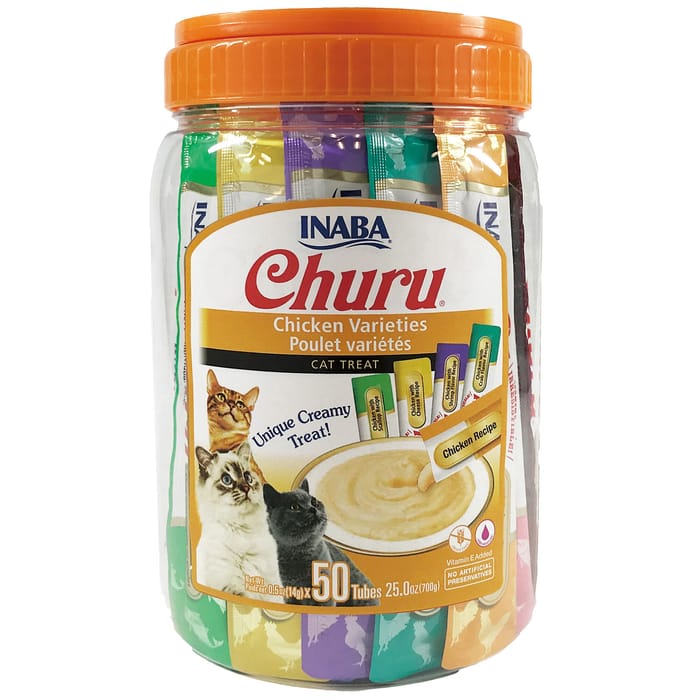 Inaba Churu Chicken Puree Variety Box - 50 tubes product detail number 1.0