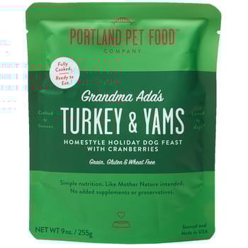 Portland Pet Food Company Homestyle Dog Meals - Grandma Ada's Turkey & Yams 9oz-product-tile